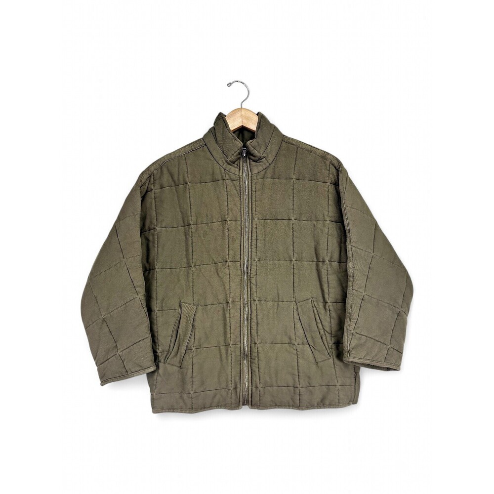 Thread‎ & Supply Quilted Military Field Jacket - Men's S Olive
